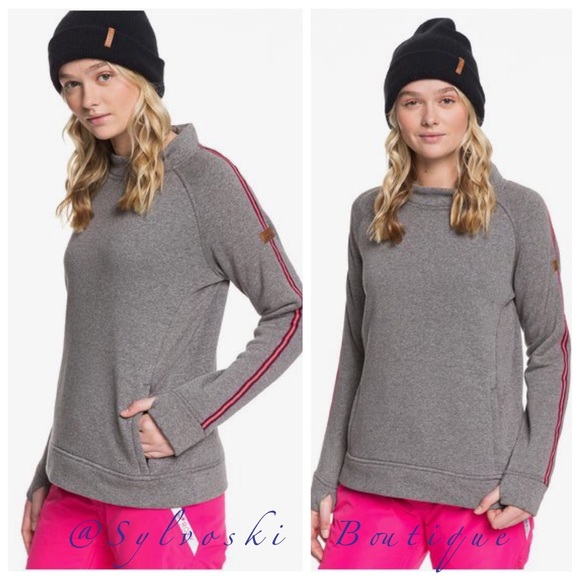 Roxy Tops - 🔥Roxy Resin Overhead Technical Fleece NWT